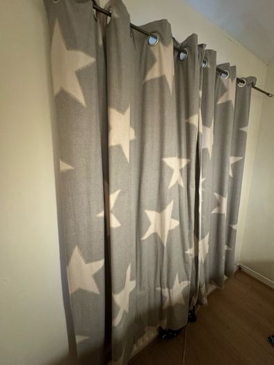 Next: Grey & White Star Blackout Curtains