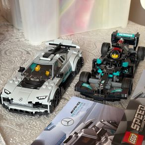 Lego 76909 Speed Champions Mercedes-AMG F1 W12 E Performance & Mercedes-AMG Project One