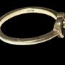 Vintage 9ct Hallmarked Diamond Suspension Ring Image 4