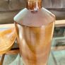 Large Vintage Bourne Denby Brown Stoneware Ink Bottle English Pottery 24cm Rustic Image 9