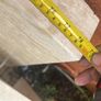 marble table top approx 6ft x 3ft. Base got damaged in transit. Extremely heavy Image 2