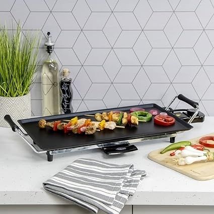 Quest Teppanyaki   X 48 Multifunction Griller 2000 Watts BNR 35490 Euro Prices I!c Vat Temperature Control New Stock Boxed Fully Guaranteed With No Need For Oil