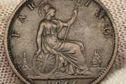 Great Britain 1866 1/4d Farthing Coin