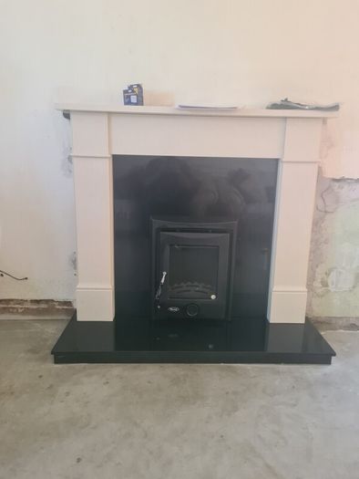 fireplace and stove