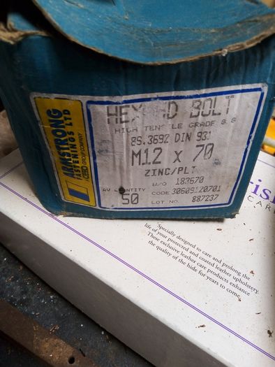 high tensile zinc bolts