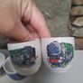 4 Vintage egg cups trains Image 6