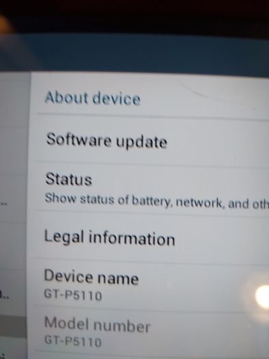 Samsung Galaxy Tab 2, 10.1 inch, Red, 16GB, Dead line of pixels across screen, otherwise good condition