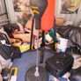 Punch bag with stand, punch ball and weight bench Image 4