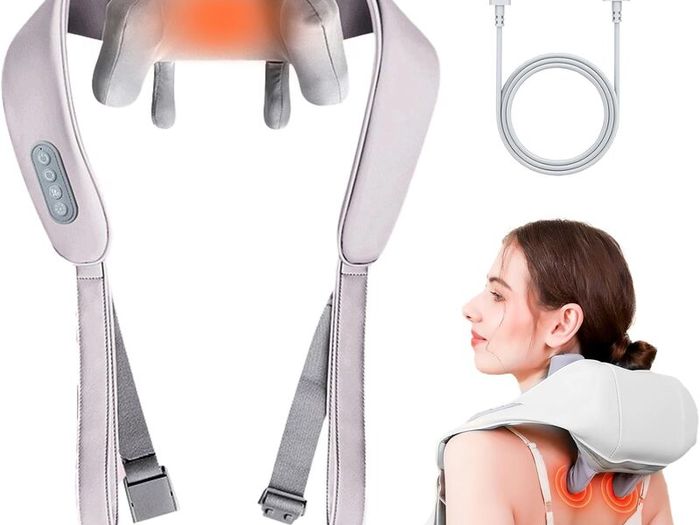 Unused New Rechargeable Cordless Neck/Back Massager - Aether