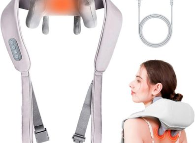Unused New Rechargeable Cordless Neck/Back Massager - Aether