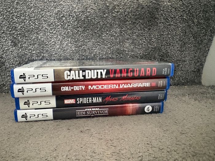call of duty & spider man PS5 game bundle