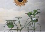 Planting Bike Le Jardin De Provence Decorative Bicycle Garden Decoration Metal Wheel For Planting 4 Baskets Planting Wheel