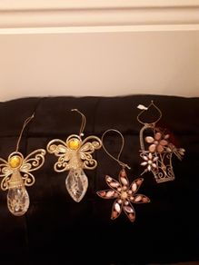 glass xmas baubles bundle