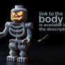 LEGO head style spooky LED jack-o-lantern Image 3