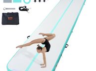 main image for ad 20FT Air Track Gymnastics Mat with Electric Pump
