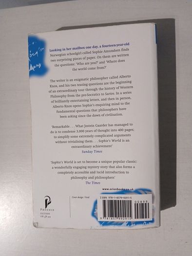 Sophie's World by Jostein Gaarder