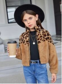 Gorgeous girls fur jacket Shein 9 10 11
