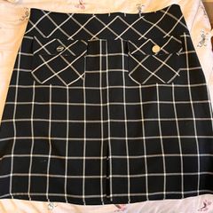 Dunnes knee length skirt with split