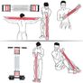Tummy Trimmer Hand Gripper Chest Expander COVVY 3 in 1 Pull-up Bars Spring Exerciser Elastic Sit Up Pull Rope Home Fitness Equipment Image 6