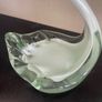 Beautiful Pair of Handblown Glass Swans Image 3