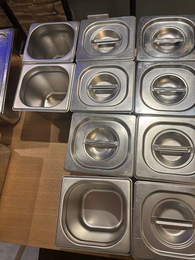 Stainless Steel Food Prep Containers & Lids