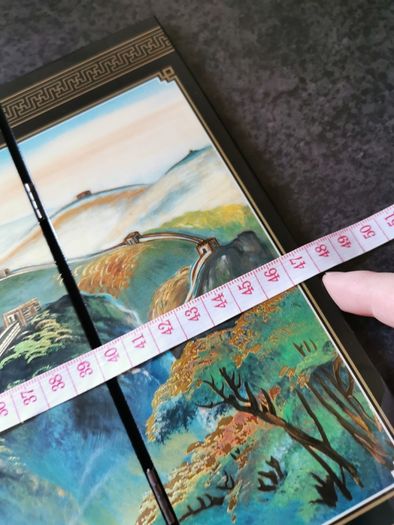 Great Wall of China Style Miniature Chinese Panel Screen 6 small screen