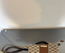 Michael Kors Brown Signature Monogram Belt Bag S/M