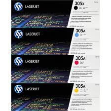 CF370AM | Multipack of HP 305A Cyan, Magenta & Yellow