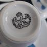 Fabulous Vintage China Set of Four Trios by the Royal Grafton Fine Bone China in Cool Vintage Retro 70s Floral Pattern, Plus a Fifth Duo Image 6