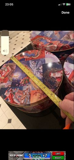 christmas tins