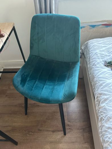 desk and chair