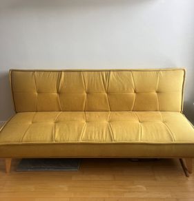 Yellow Sofa Bed