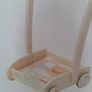 New winnie pooh wooden walker and 24 blocks Image 2