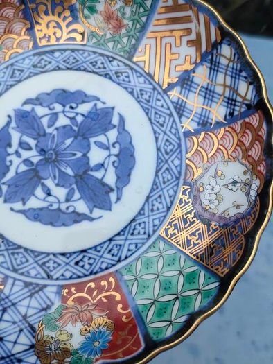 Ryunho Sanyo-Toki Imari Dish