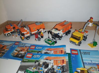 LEGO City Garbage  Utility Trucks  Bundle