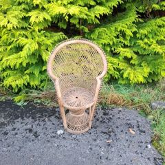 child wicker chair stand postage possible