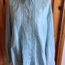 Ann Harvey Ladies Green Silk Blouse / Shirt Size 26 Includes Post Image 3