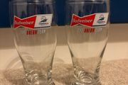 A Pair of Vintage Budweiser France '98 World Cup Pint Glasses