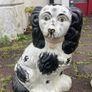 Vintage mantle dogs free postage Image 2