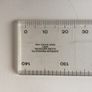 Nautical mile ruler Long Ruler- 530mm perspex Image 2