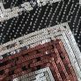 H&M silver, black and bronze sparkly skirt Sz 42 (Fit 12-14UK) Image 5