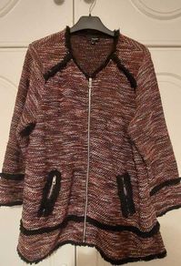 Zip Up Wool Cardigan
