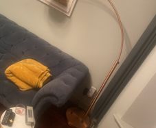 copper floor lamp