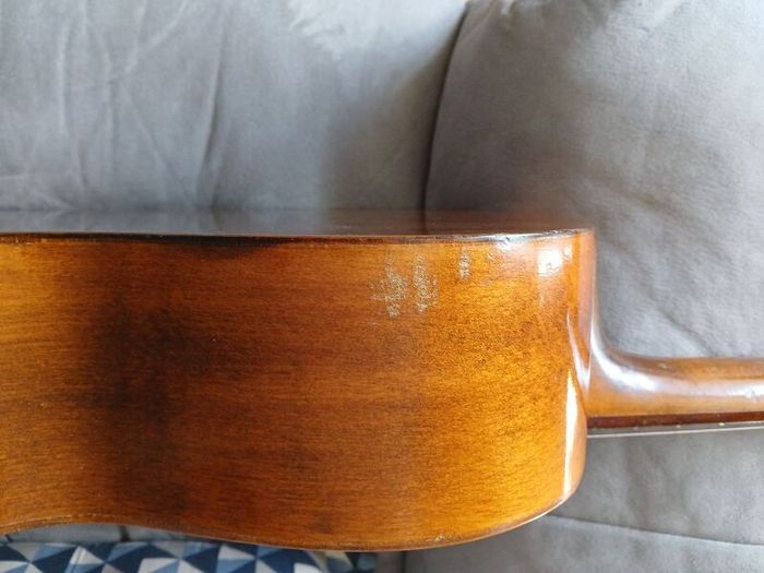 Vintage era Hondo Acoustic and bag