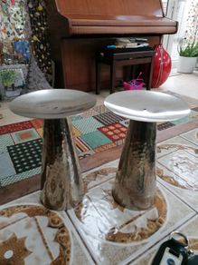 Vintage Meadows and Byrne candle stands