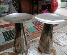 Vintage Meadows and Byrne candle stands