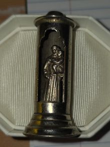 Antique French Pocket Travel Catholic Shrine