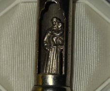 Antique French Pocket Travel Catholic Shrine