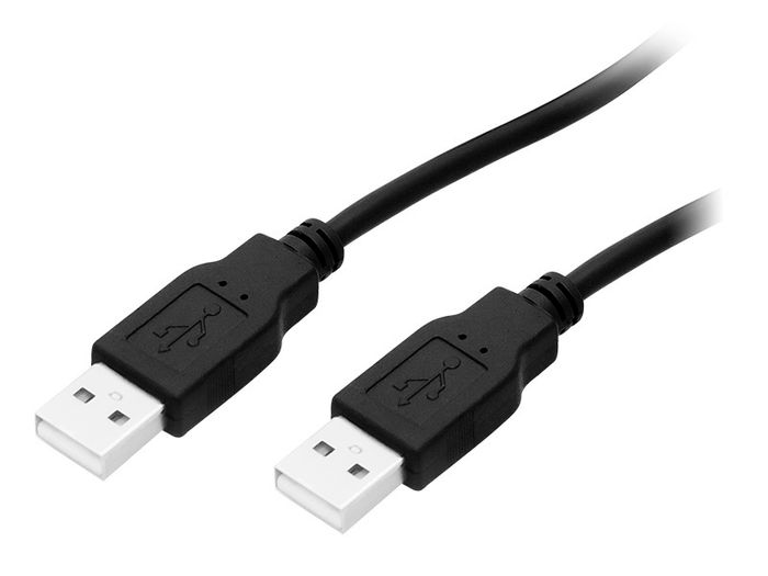 New 3m USB 2.0 Male A to USB 2.0 Male A Cable Lead Computer Lead Adapter #1209