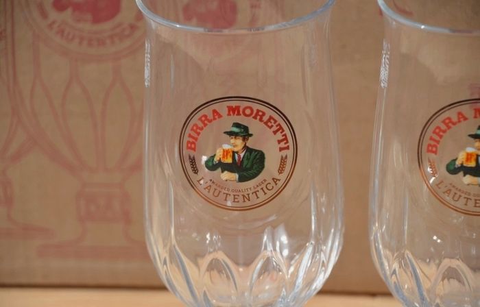 Moretti Pint Glasses